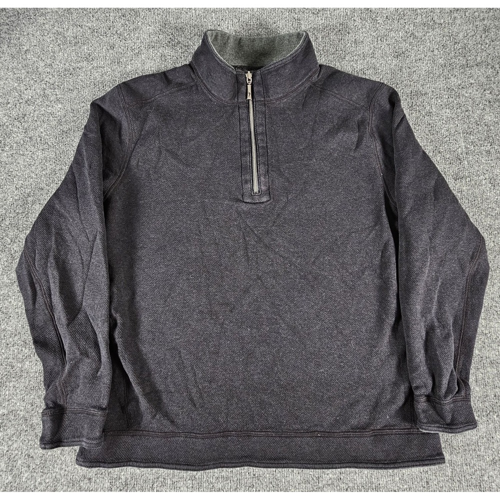 Tommy Bahama Sweater Mens Extra Large Quarter Zip Pullover Casual Dolphin Pullov
